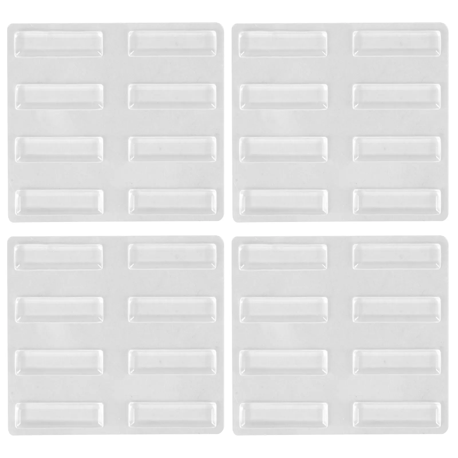 

5PCS Clear Silicone Bumpers Bumpers Glass Table Top Anti Slip Pads Cabinet Door Wall Protectors Furniture Guards