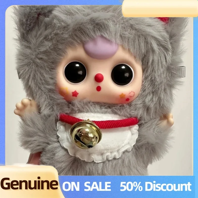

Genuine Baby Three Billionaire Cat Series Trendy Play Blind Box Good Luck Kawaii Creative Doll Bag Pendant Mystery Box Toy Gift