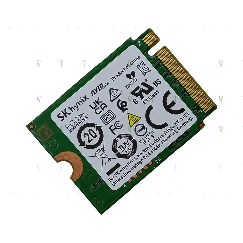 TTT 0X3K2X SKHYNIX BC711 NVMe M.2 2230 SSD 128GB HFM128GD3GX013 BA