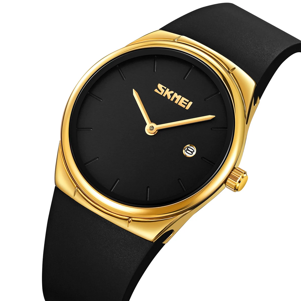 

Черное золото, кварцевые стальные наручные часы, мужские роскошные часы, новые крутые изысканные мужские часы Relogio, модные часы