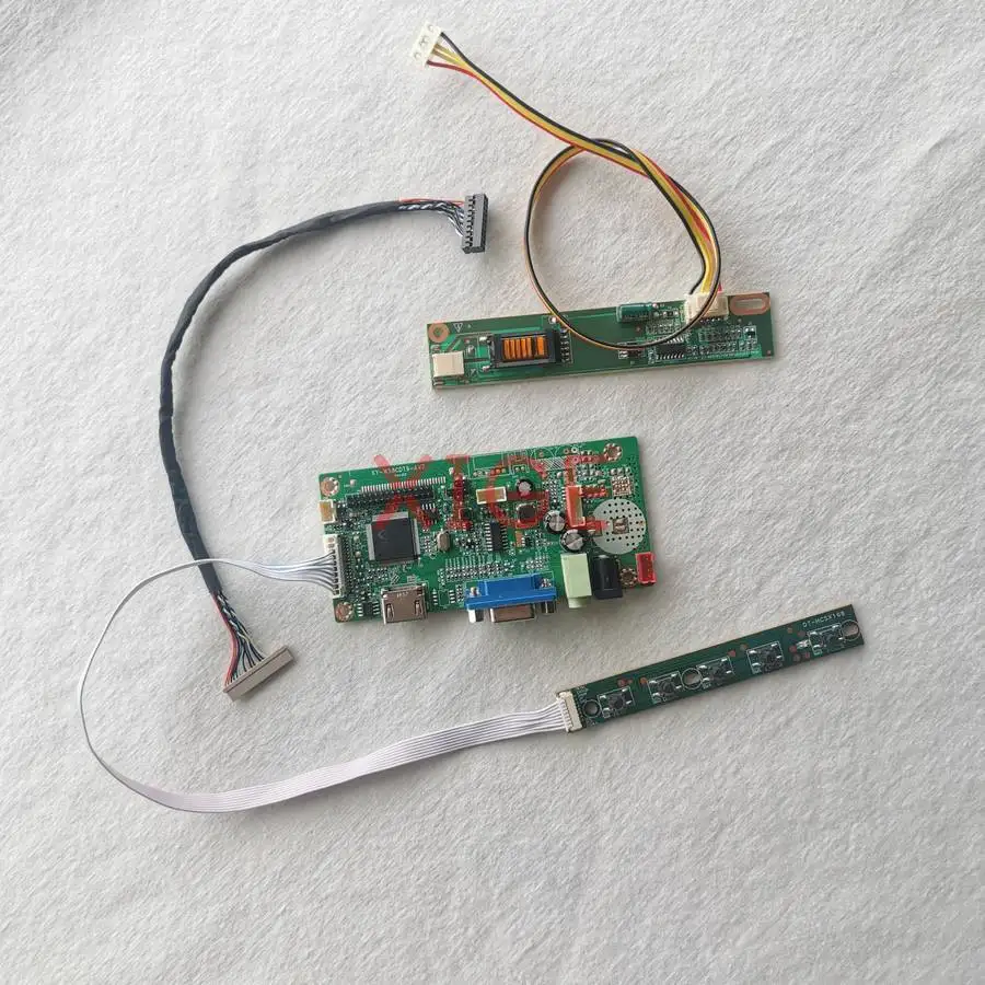 

Комплект для самостоятельной сборки платы контроллера ЖК-дисплея для моделей LTD121EC3L, LTD121EA41, LTD121ECAK, LTM12C505K, 1024x768, VGA+HDMI, 20-контактный LVDS, 1-CCFL