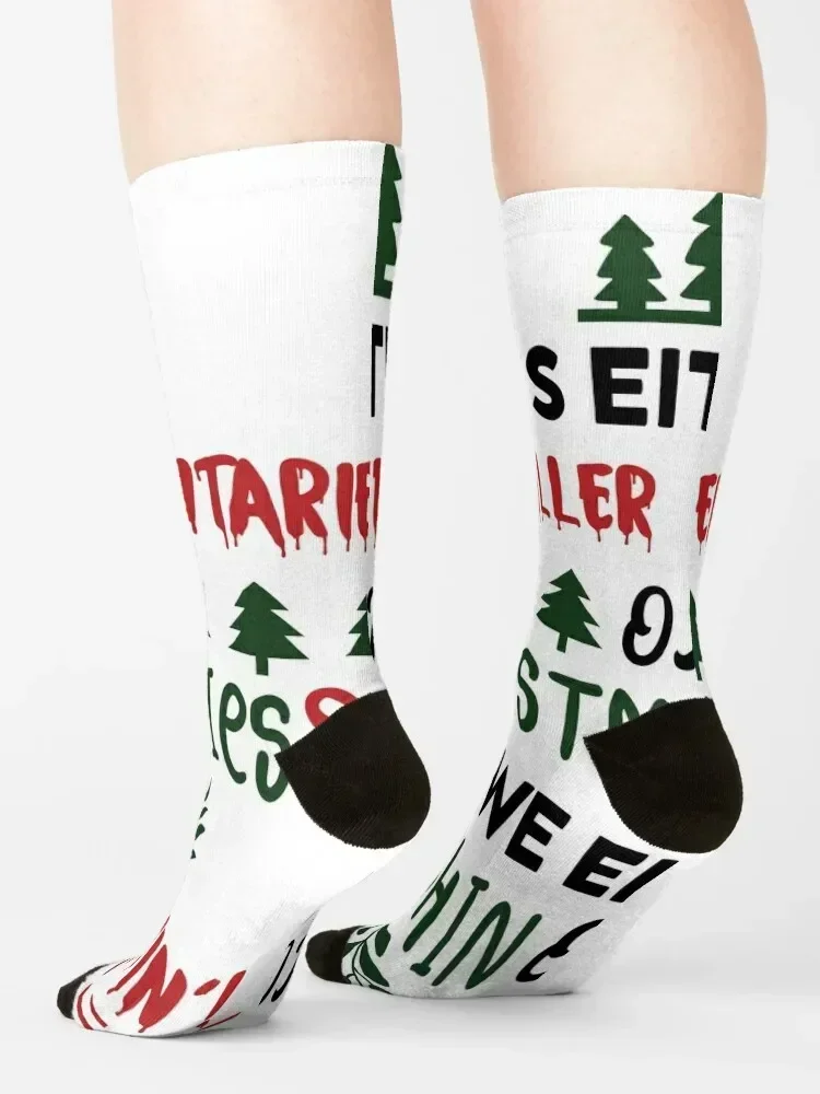 Its Either Serial Killer Documentaries Or Christmas Socks tennis luxury Run Woman Socks Men's