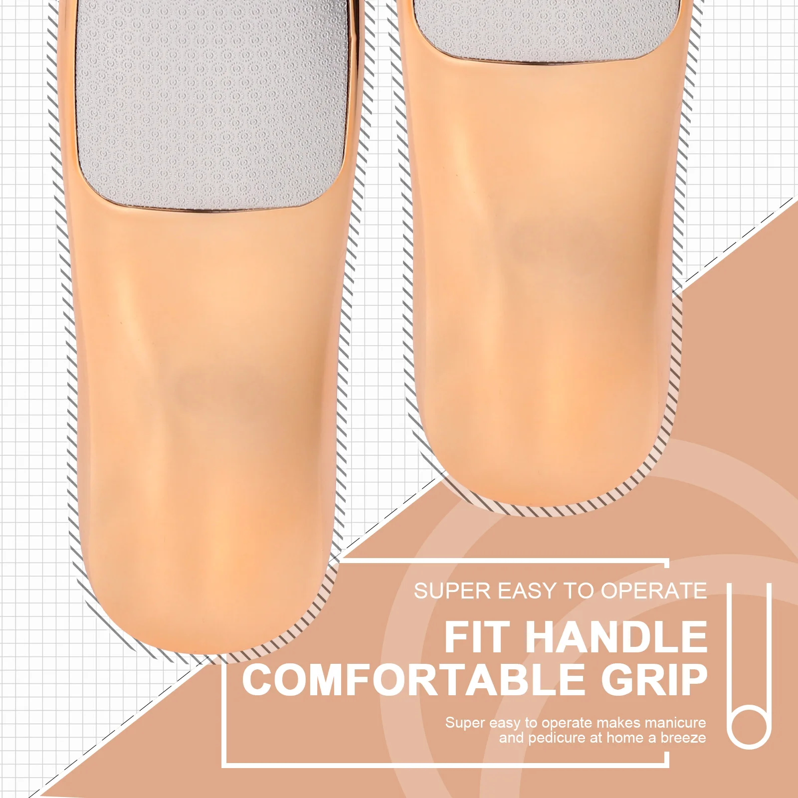 

Stainless Steel Foot File Callus Remover Pedicure Tool Set Rubber Handle Durable Hard Skin Scrubber Home Professional Use Foot