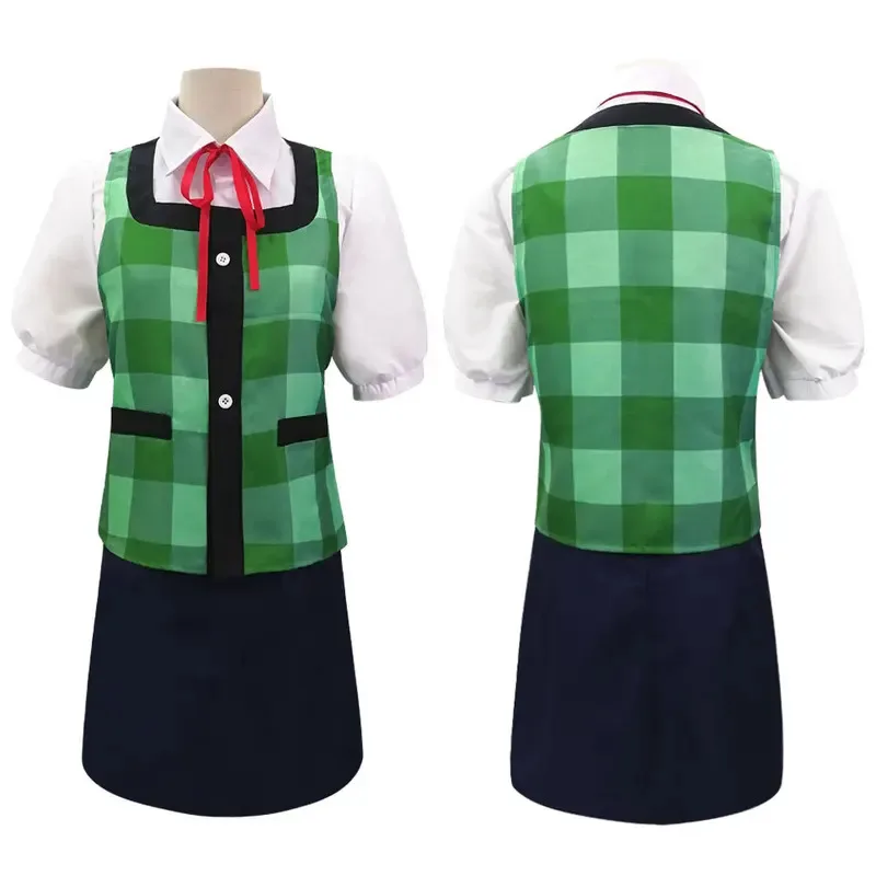 Animal Crossing Isabelle Cosplay Costume Game New Horizons Women Uniform Outfit Tail Headwear Sewd1 Halloween Cosutmes