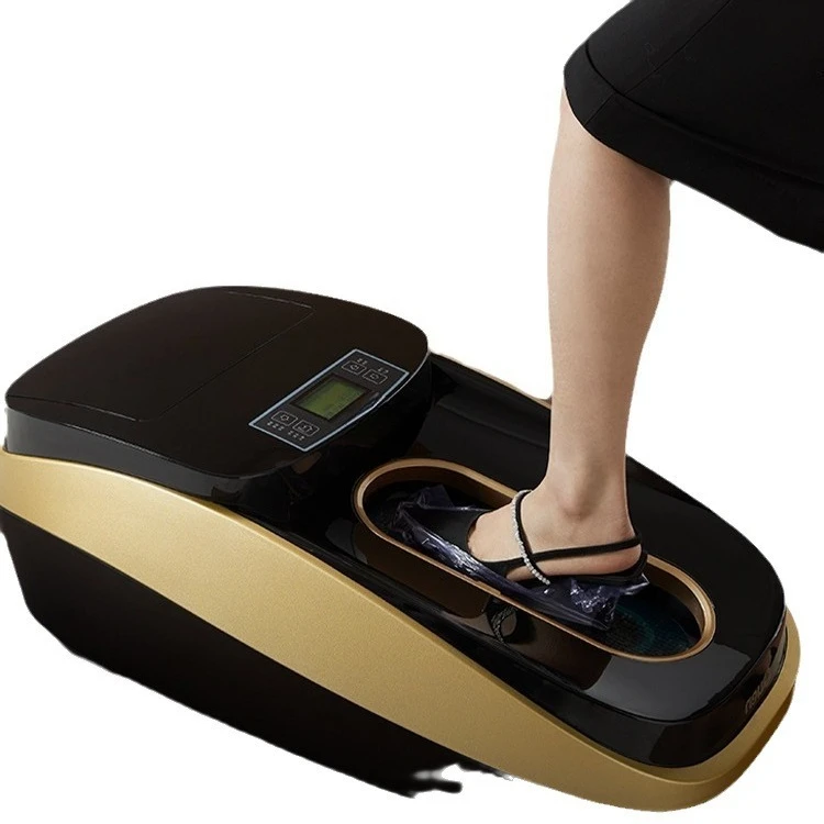 

High-grade intelligent automatic shoe laminating machine home office automatic shoe cover machine XT-46C gentleman's gray