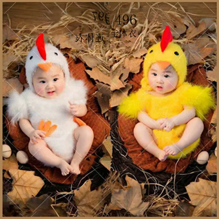 

Chicken Baby Photography Suit Newborn Baby Infant Studio Shoot Costume Outfits Party Cosplay Costumes