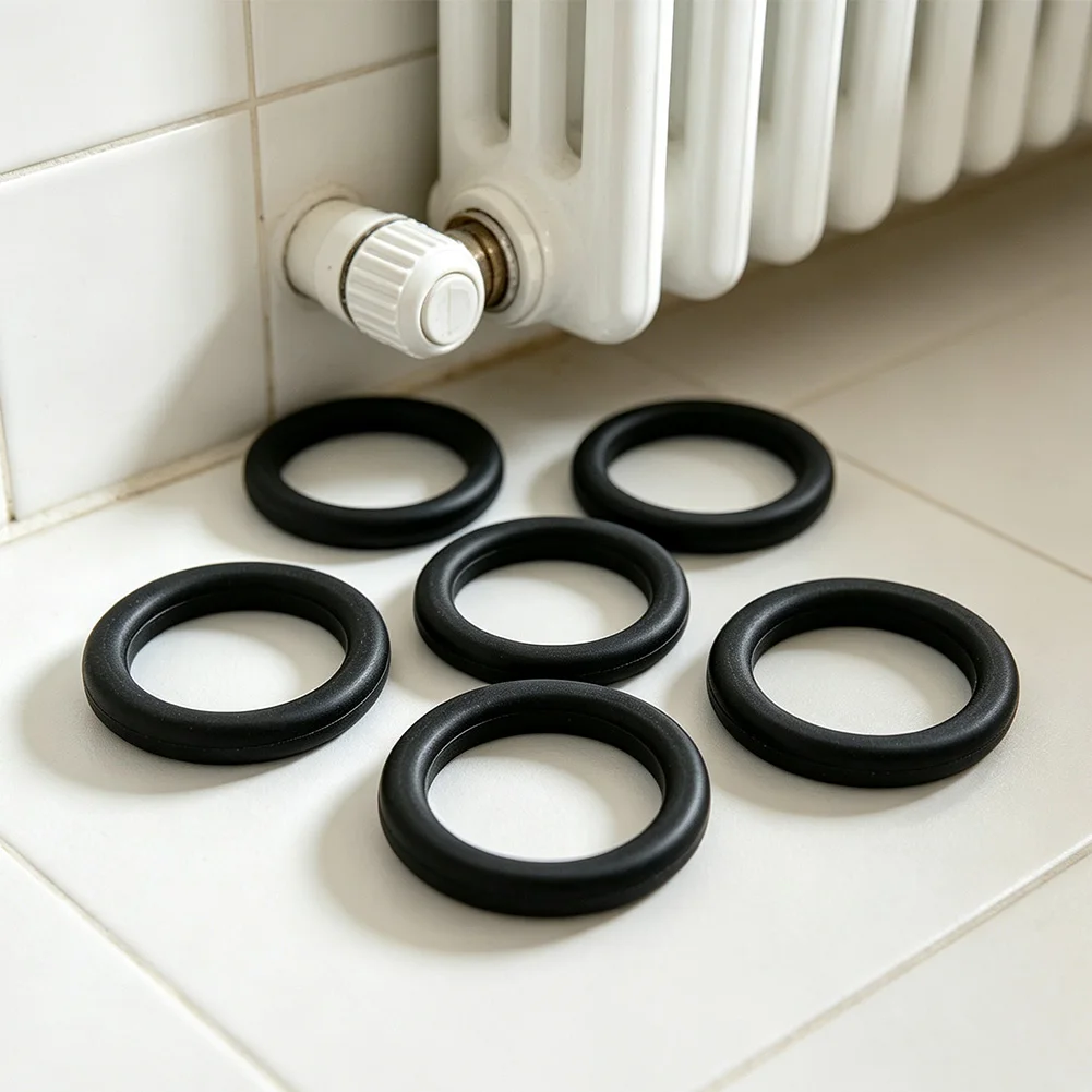 Central Heating Valve Seals Radiator Valve O-rings Hydraulic Leak Prevention Design Quick Installation Process