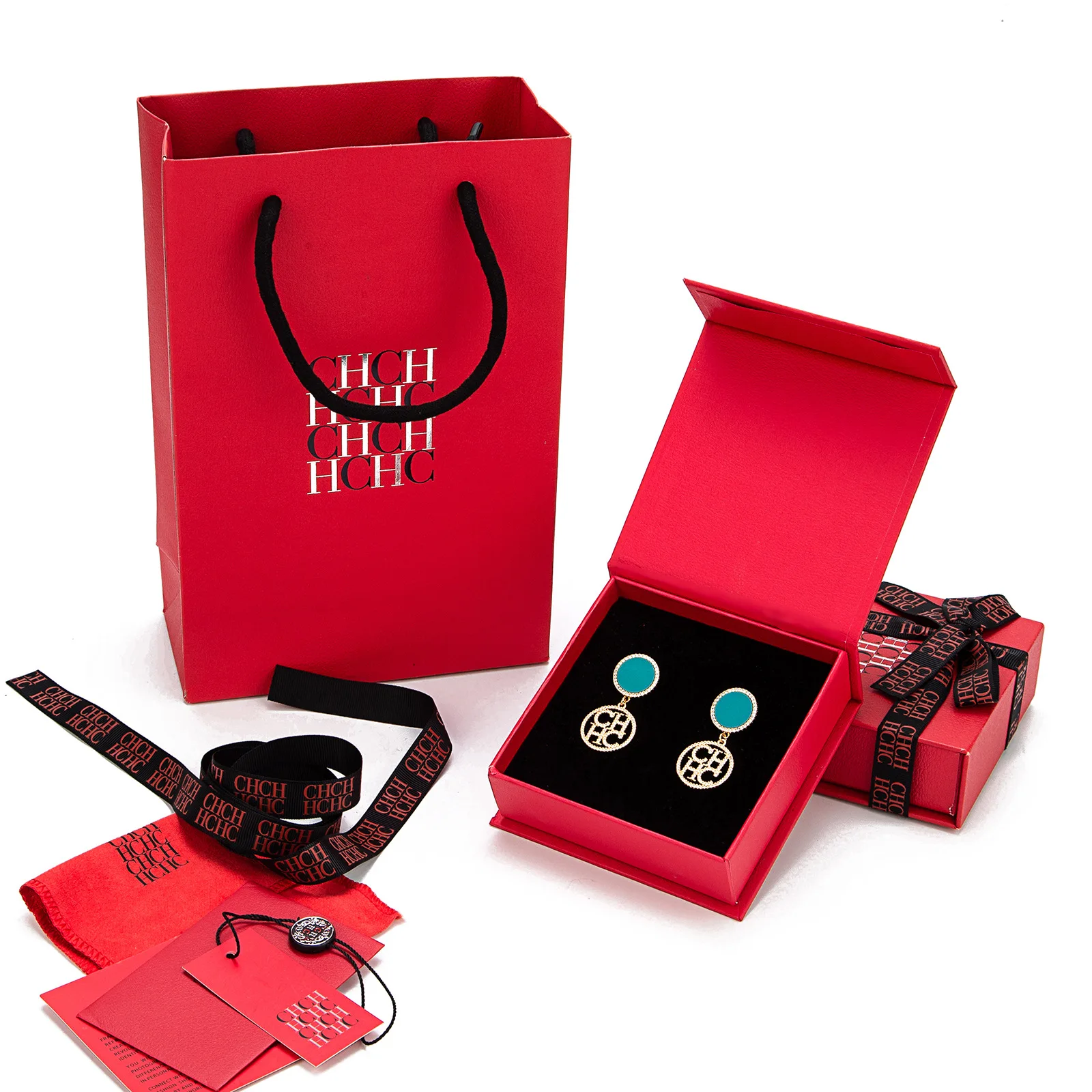 أقراط متدلية على شكل حرف CHHC 2026 للنساء، زركونيا مطلية بالذهب، هدية مجوهرات أنيقة بسيطة، اسم شخصي #3