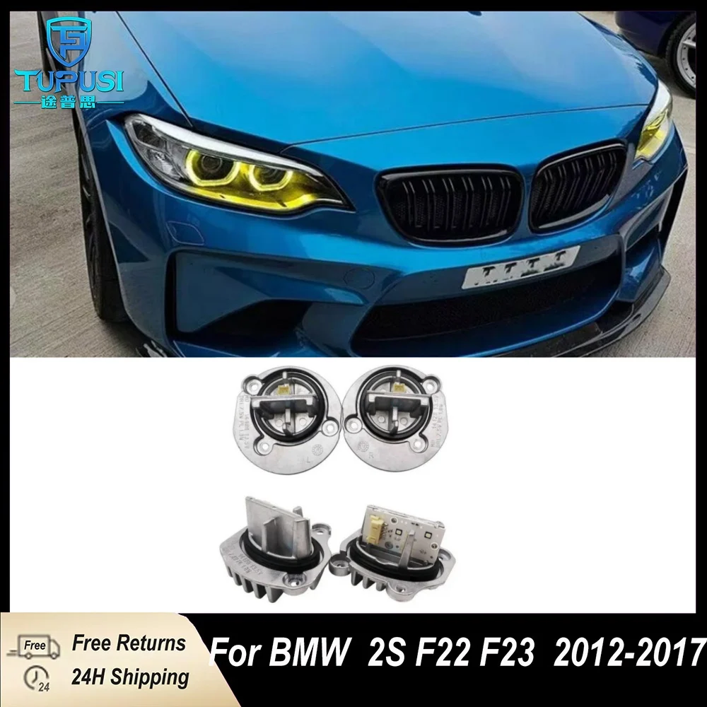 

Lemon Yellow Angel Eyes For BMW M2 2 series DRL multicolor LED F22 F23 F87 LCI daytime running lights 63117494851 63117494852