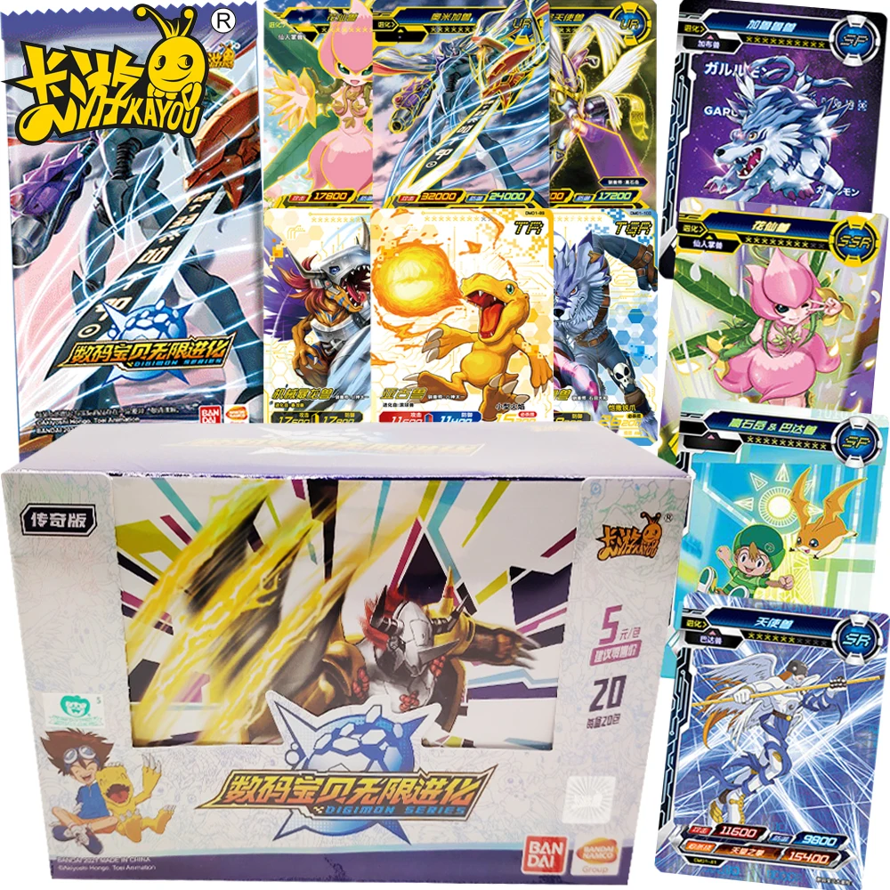 

New Kayou Original Digital Monster Creative Cards Adventure Anime Infinite Evolution Series Game Collection Cards Birthday Gifts