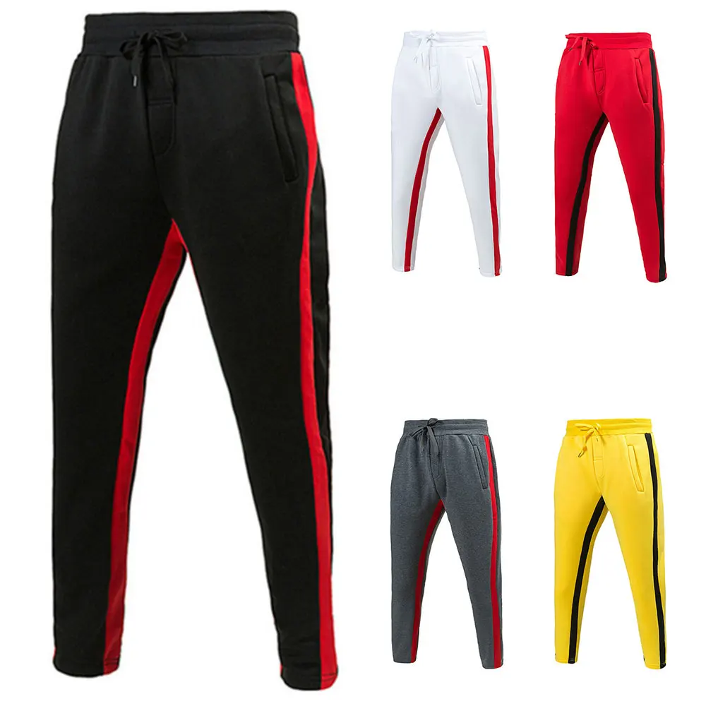 

Повседневные однотонные повседневные брюки и спортивные штаны с прямыми штанинами