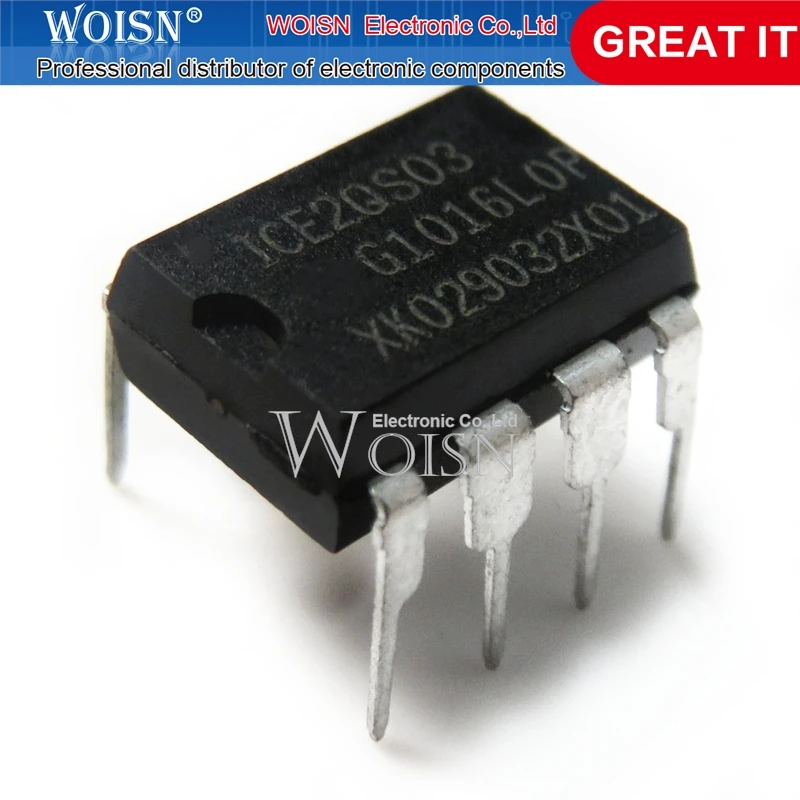 10PCS ICE2QS03 2QS03 DIP-8