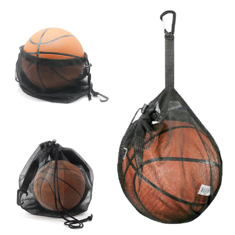 

Регулируемая сетчатая сумка через плечо, портативный рюкзак для хранения футбола, уличный баскетбольный волейбольный многофункциональный рюкзак для хранения мячей