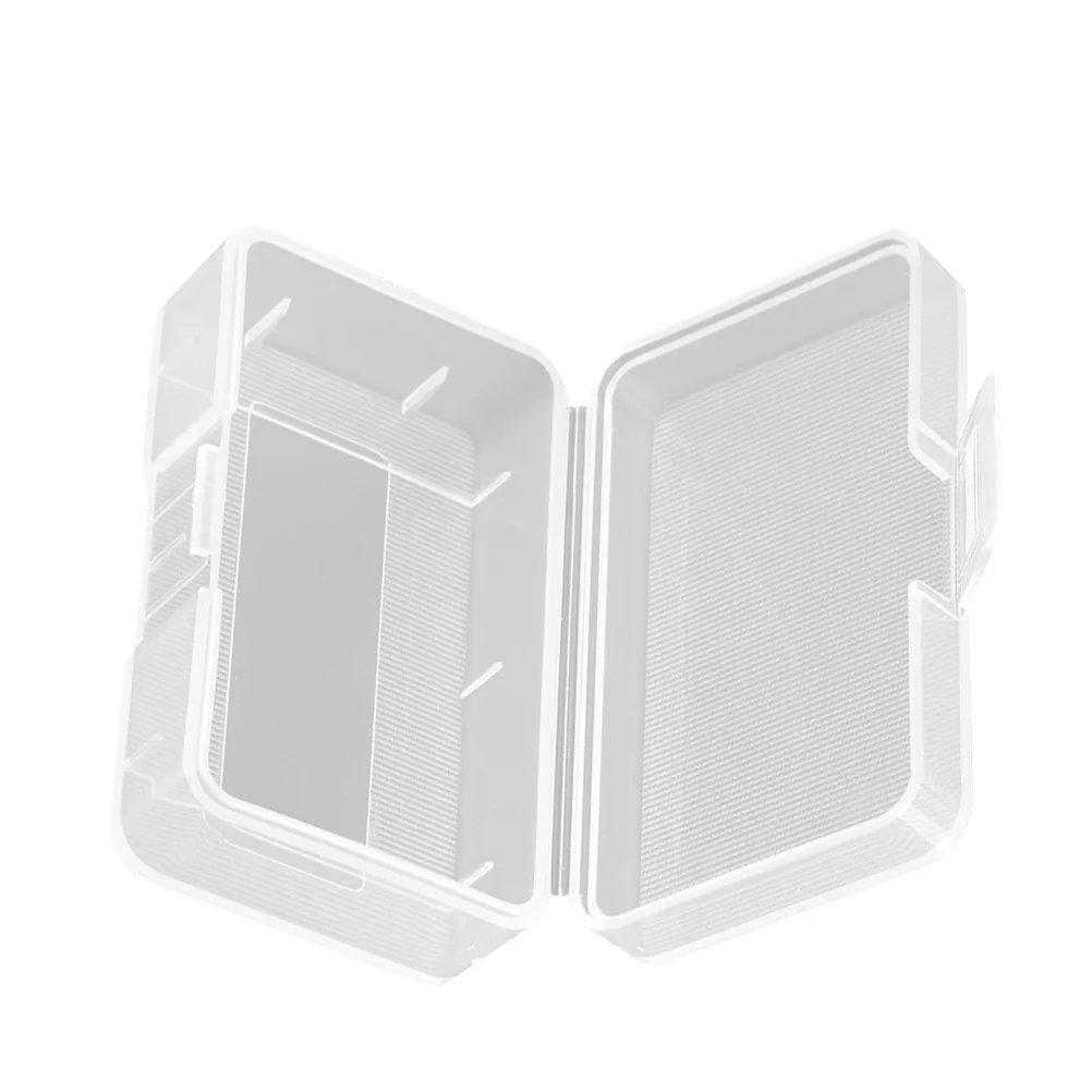 

Pp Plastic Storage Box Lightweight Compact Organizer For Rechargeable Batteries Clear Travel-Friendly Holder Container
