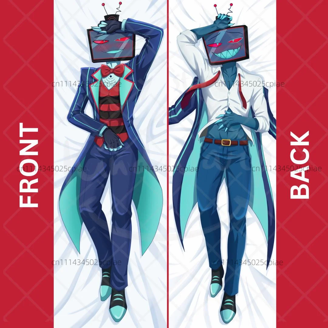 Anime Human Vox Hazbin Hotel Body Pillowcase Two-Sided Print Life-Size Pillow Cover Bedroom Soft Long Dakimakura Cushion Cover