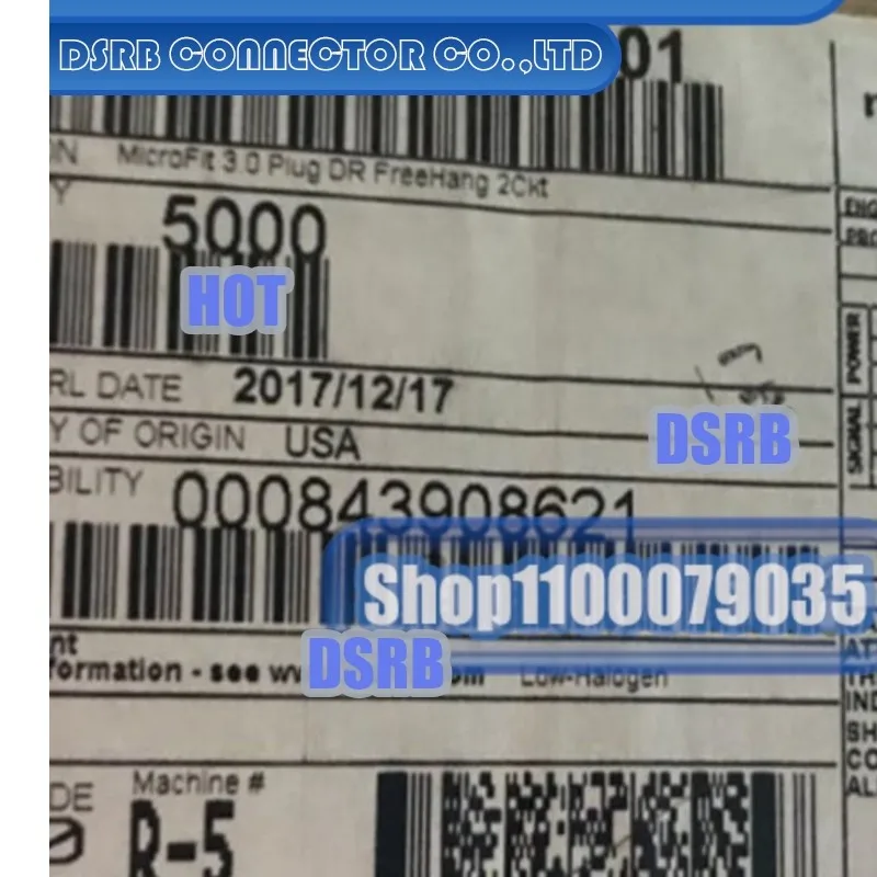 50pcs/lot 43020-0201 430200201 Plastic shell 2P 100% New and Original