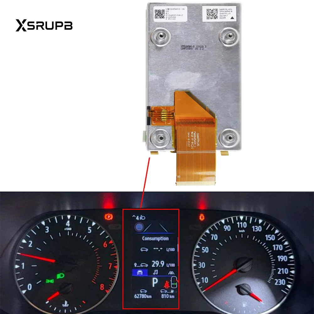 

Оригинальный OEM-дисплей LM1645A03-1A LM1645A03, ЖК-панель приборной панели, подходит для Nissan Sylphy