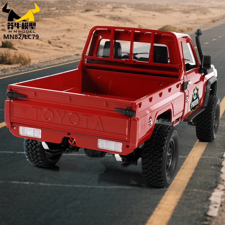 MN نموذج 4WD 1:12 RC LC79 سيارة الباندا على الطرق الوعرة تسلق مركبة كهربائية روك الزاحف شاحنة لعبة بيك اب للكبار هدية عيد
