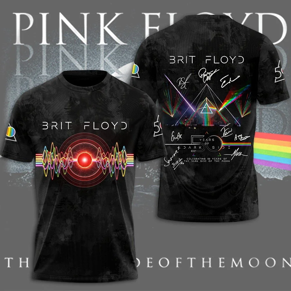 A camiseta 3D da Pink Floyd é uma camiseta 3D neutra de gênero que pode ser usada por homens e mulheres como moda de manga curta