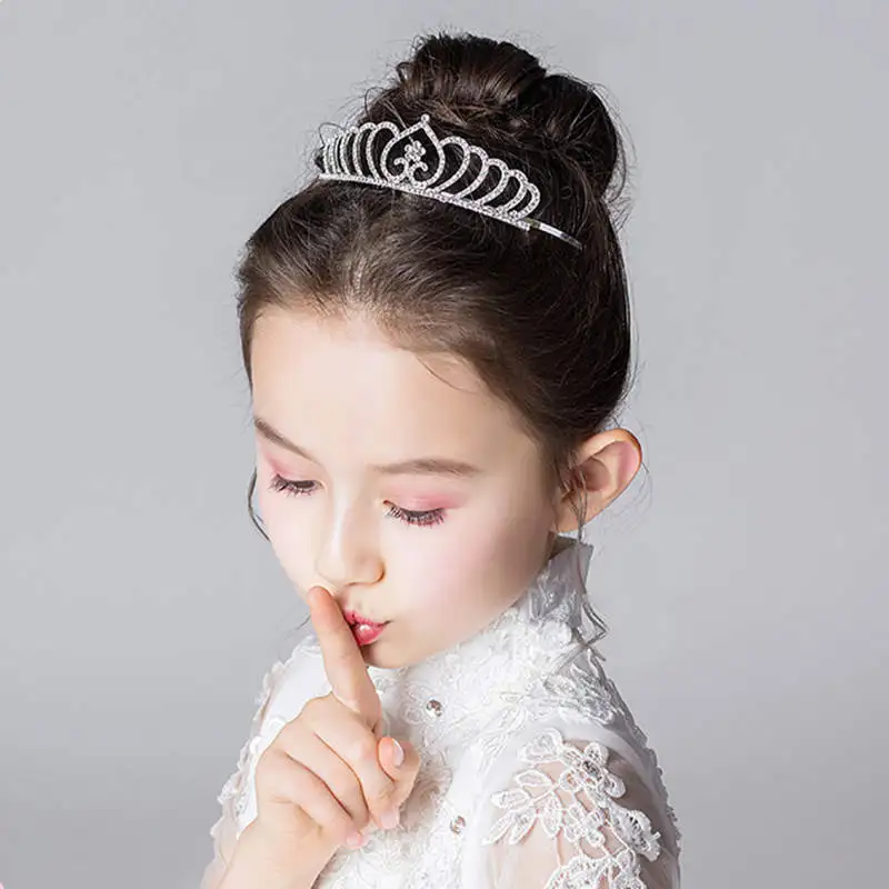 New Rhinestone Crown Hair Bands for Women\'s Weeding Bridal Headwear Children\'s Birthday Princess Hair Accessories Party Supplies