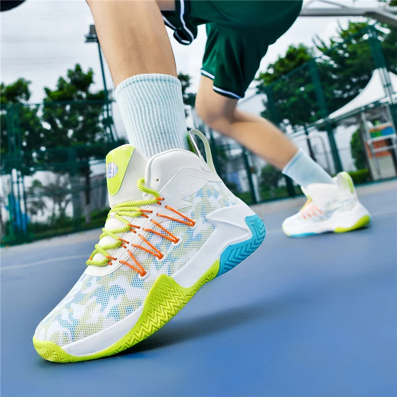 Professional Basketball Sneakers for Men Quality Breathable Platform Sneakers Men Non-slip Brand Sports Shoes Trainers Man 2025