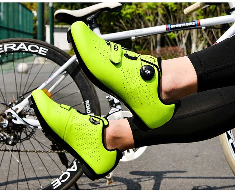 Neue Unisex Pedal Fahrradschuhe Flache Schuhe Geeignet für Bergsport Pedal Selbstsichernde Fahrradschuhe Atmungsaktive Fahrradschuhe – Detail 17