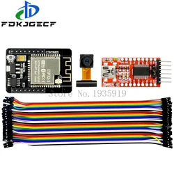 ESP32-CAM WiFi OV2640 Camera Module Bluetooth ESP32 Development Board FT232RL USB To TTL Serial Converter 40Pin Jumper Wire