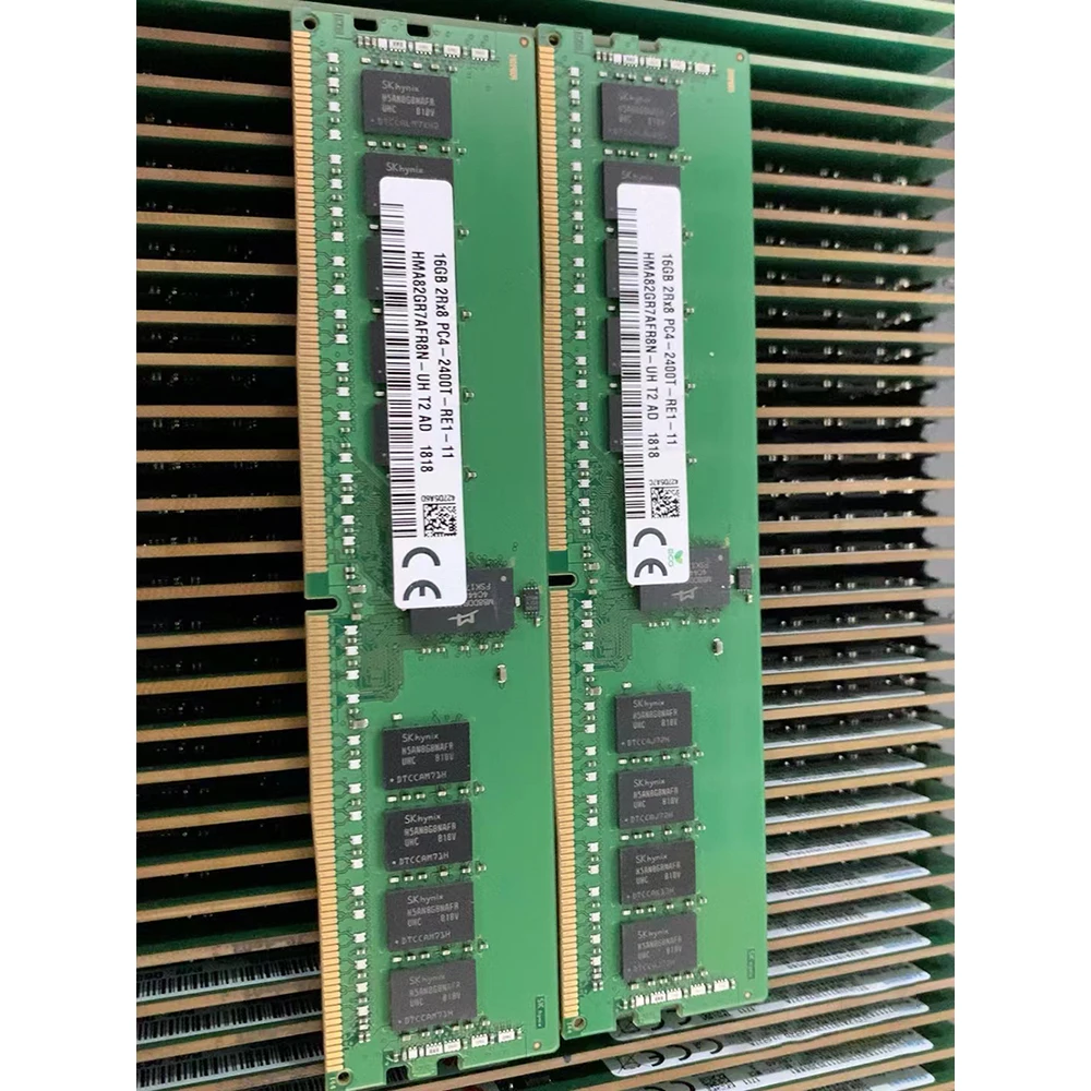 

1 PCS For Sky hynix Server Memory 16GB 2RX8 PC4-2400T REG ECC DDR4 HMA82GR7AFR8N-UH