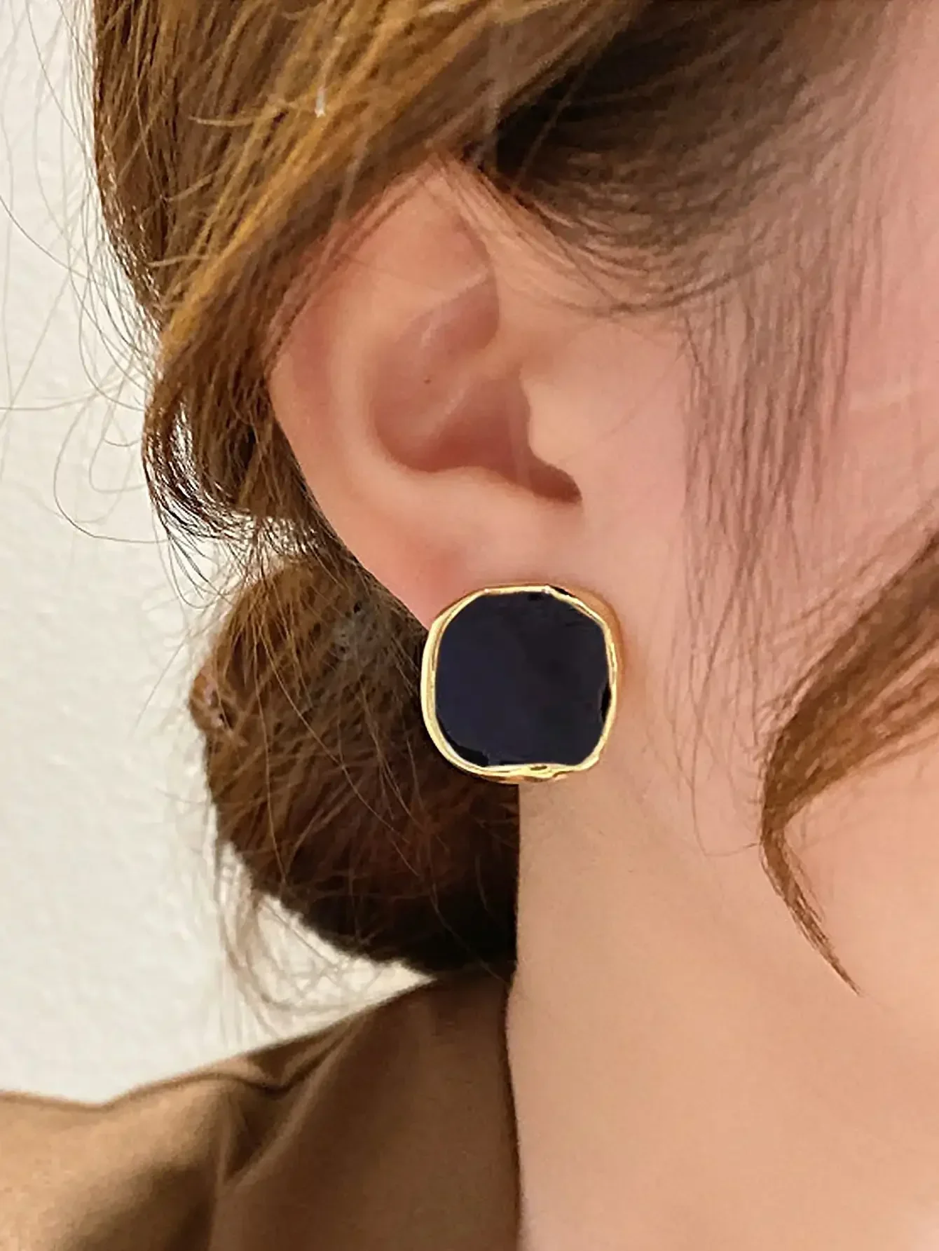 

1 Pair Minimalist Asymmetrical Geometric Everyday Casual Unique Classic Retro Elegant Women Earrings
