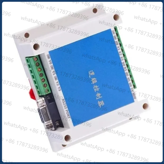 FX1N FX2N 10MR 10MT 14MR 14MT 20MRE 20MT 2AD PLC controller board for  2AI 0-10V RS232 RS485 Modbus RTU with Case