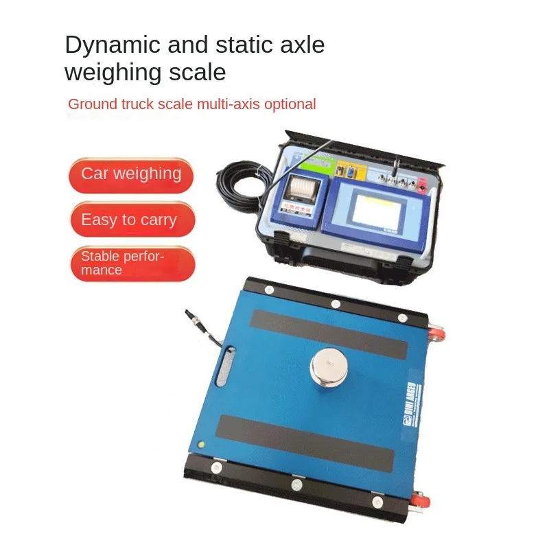 

80T Wireless Dynamic Axle Load Meter Wired Static Car Ground Weighing Loadmeter