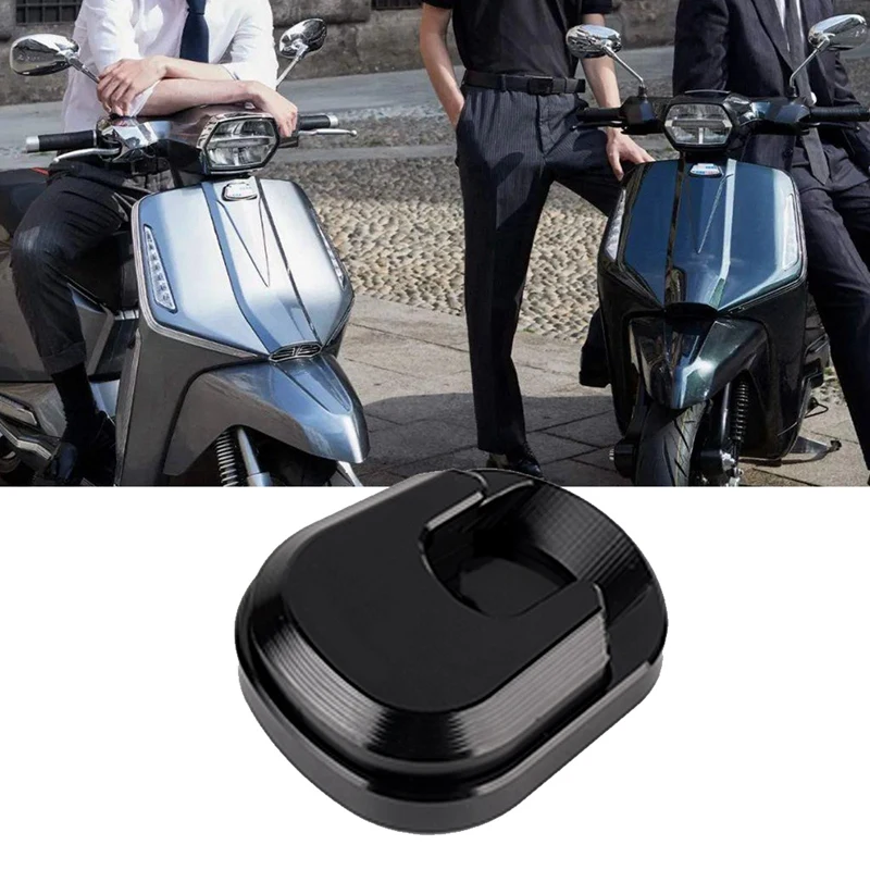 AU05 -Motorcycle Side Foot Support Protection Cover For Lambretta X300 2023 Side Kicsktand Foot Pad Kick Stand Extender