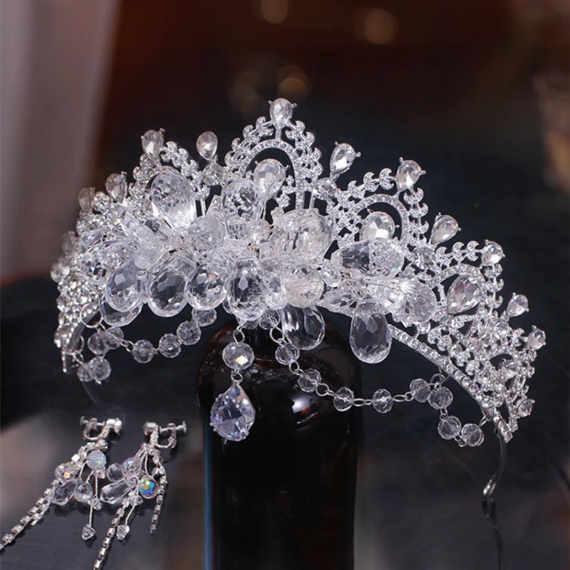 Nouvelle couronne coiffure robe de mariée mariée Baroque atmosphère couronne cheveux accessoires principales robe de mariée accessoires