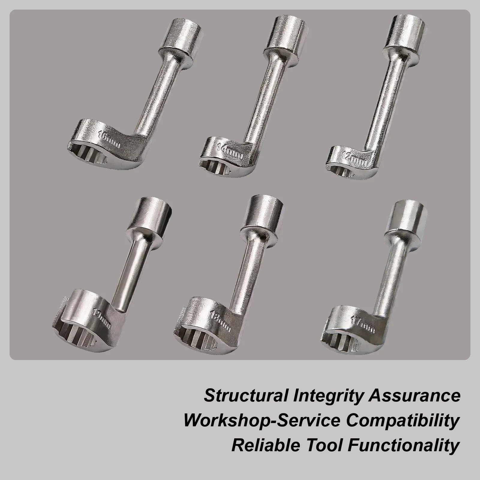 

12/14/16/17/18/19mm Automotive Socket Wrenches Engine Maintenance Equipment Engine Pipe Socket Wrench for Car Truck Workshop SUV