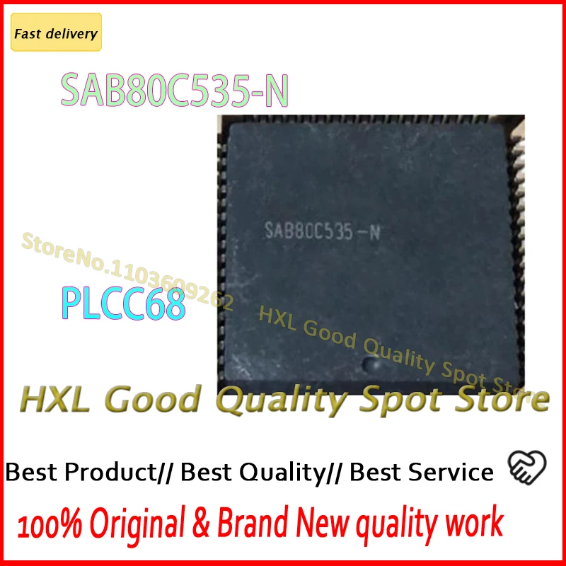 SAB80C535-N SAB80C535 SAB80C535N PLCC68 NEW  5PCS/LOT