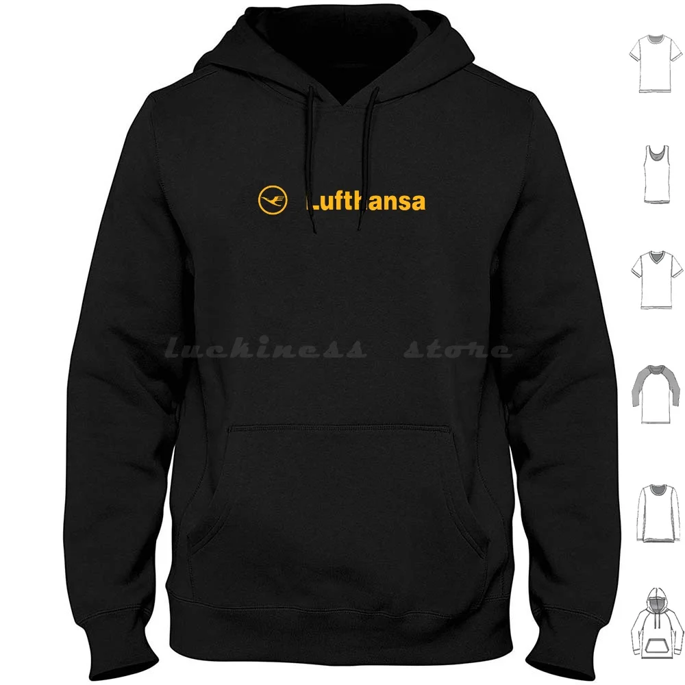 

German Air Plane Hoodie cotton Long Sleeve Lufthansa Flights Customer Service Lufthansa Booking Tickets Milesandmore Lufthansa