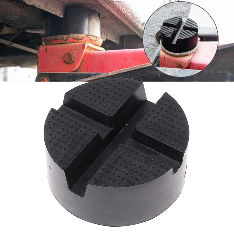 Anti Slip Design DIY Car Universal X-Slot Jack Pad Rubber Frame Rail Adapter Protector For Pinch Weld Side Car Lifting