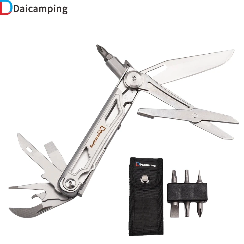 Daicamping DL21 DL15 DL19 Multitools Folding Combination Tools Mini Portable Multifunctional EDC Hand Tools Set Multi Tool