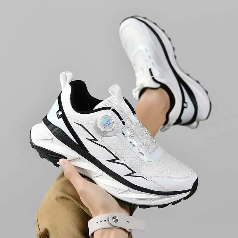 

Нескользящая подошва, обычные кожаные высокие модные кроссовки, мужские повседневные летние ботинки, мужская обувь 46, спортивные поставщики, Прямая поставка