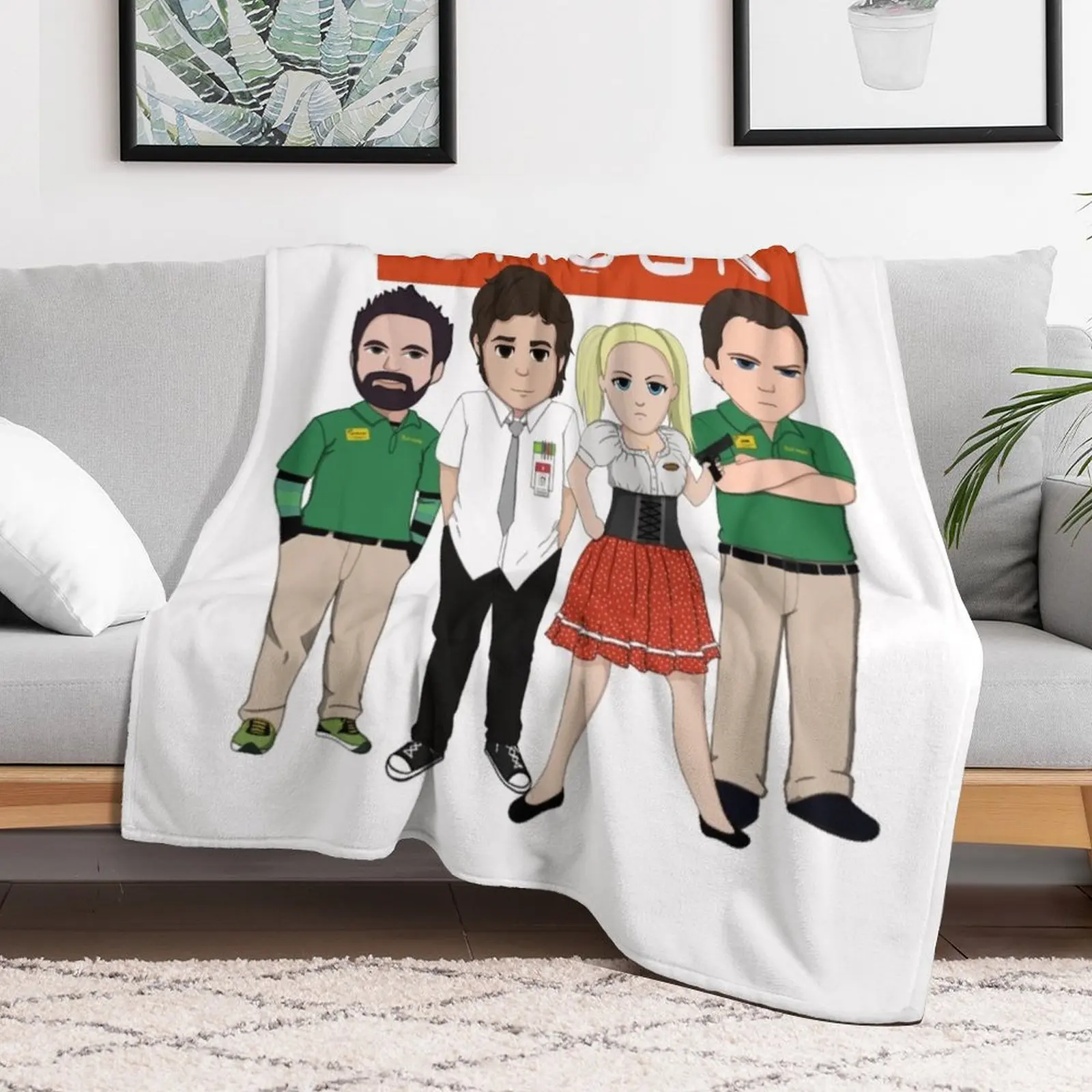 Team Bartowski Throw Blanket