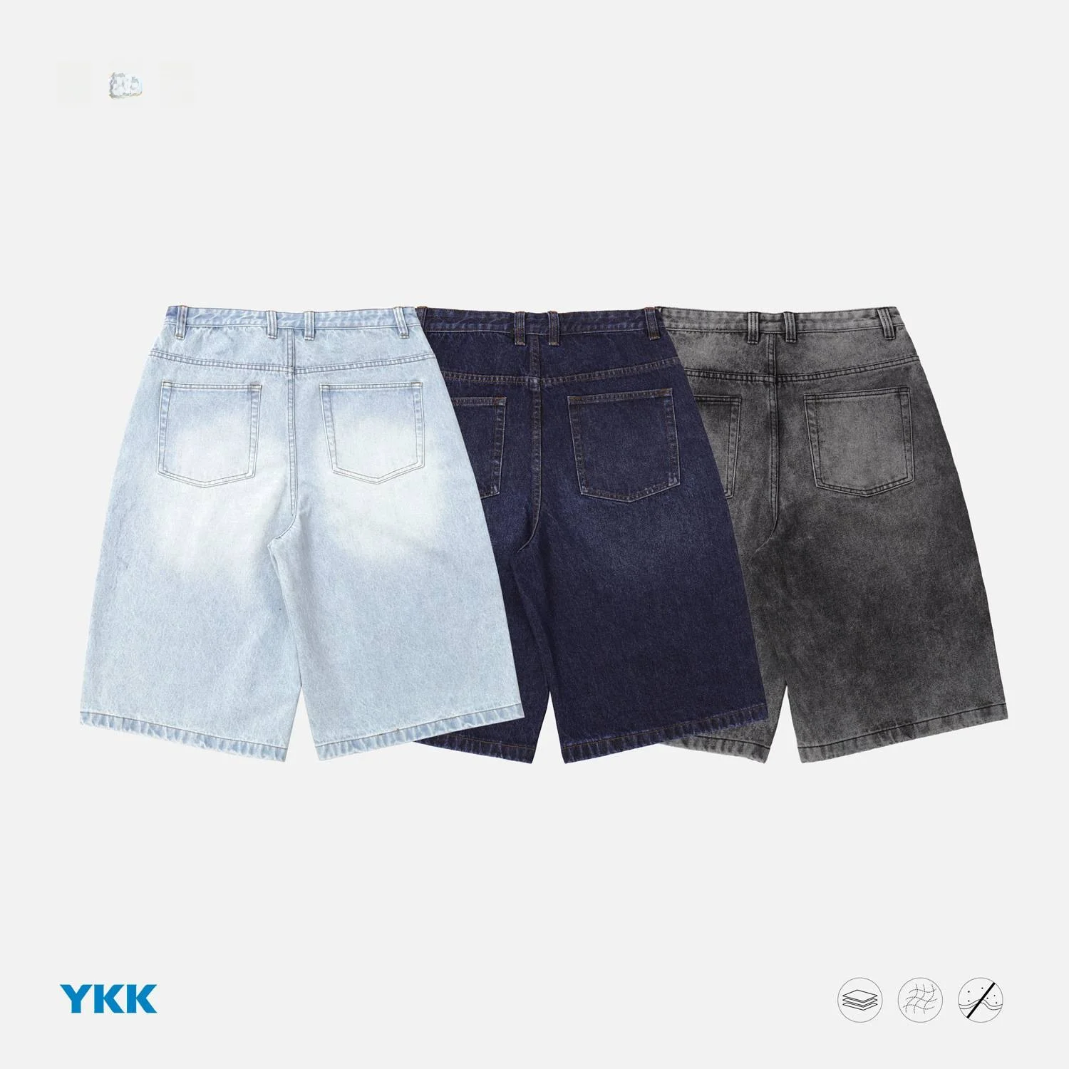 Retro Japanese Style Workwear Loose Fit Distressed Jeans Commute Straight Leg Versatile Neutral Seven-Foot Denim Pants