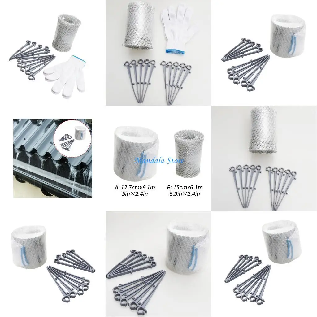 

U2JC Low Maintenance Stainless Steel Roof Gutter Guard Catcher Meshing for House