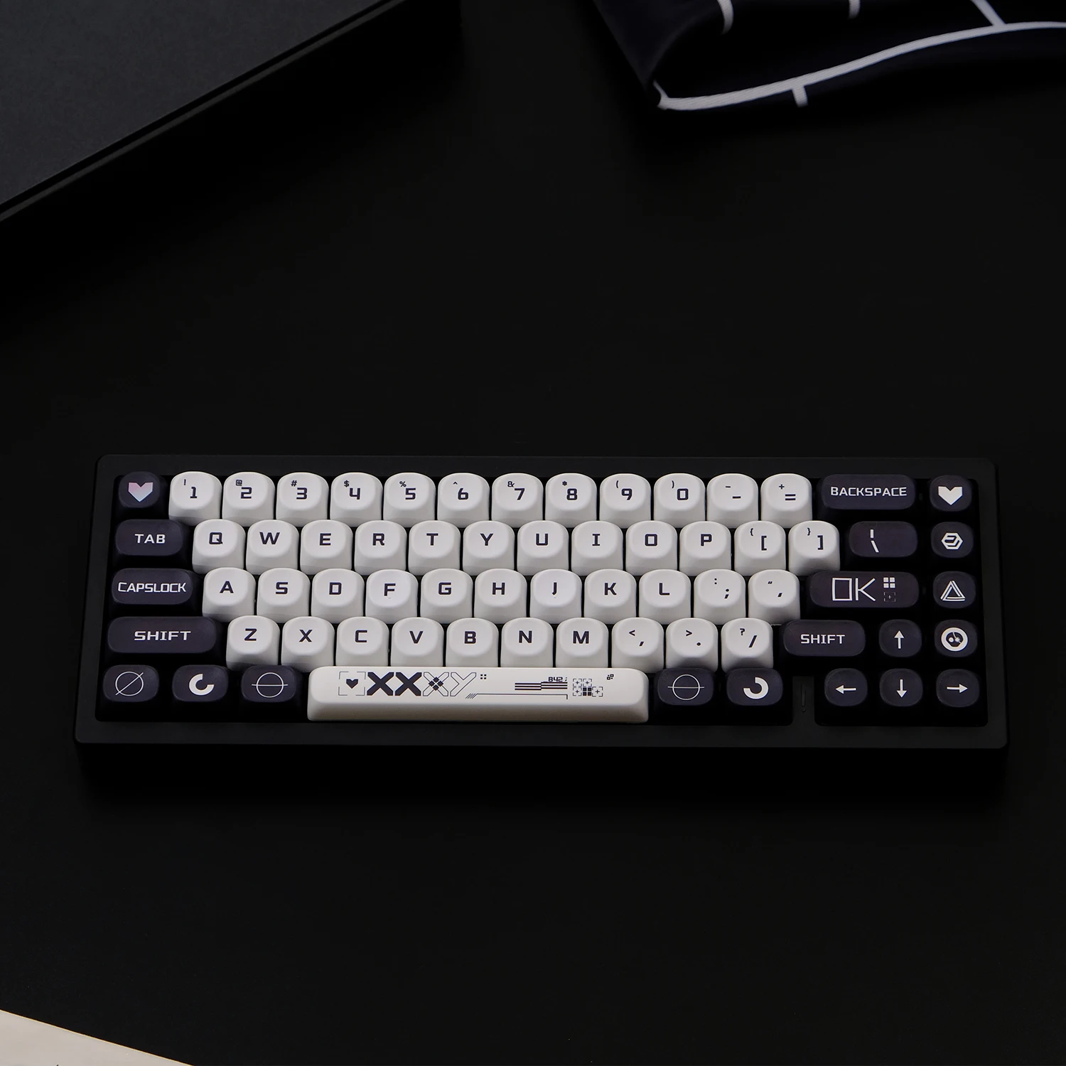 Imagem -02 - Kbdiy-keycaps Conjunto para Teclado Mecânico Gaming Print Stream Pbt Personalizado Iso 7u Moa Semelhante 140 Teclas Perfil Koa 61 68 84 Pbt