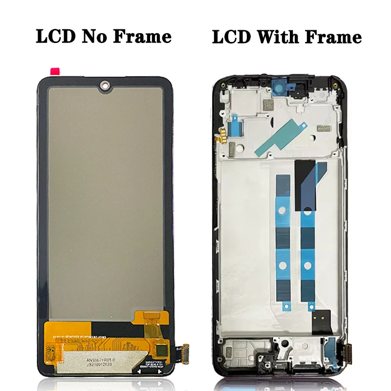 6,67" Super AMOLED dla Xiaomi Redmi Note 11 Pro 5G LCD 2201116 TG 21091116 I Digitizer z ekranem dotykowym i wymianą ramki — zdjęcie produktu 6