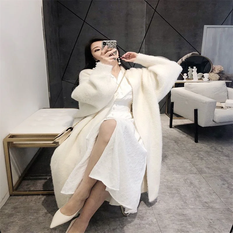 

Женский кардиган средней длины, темно-синий, осенний, класса люкс, с полузакрытым воротником, модный, с вырезами, укороченный, с изогнутыми бахромами, длинный, для повседневной носки