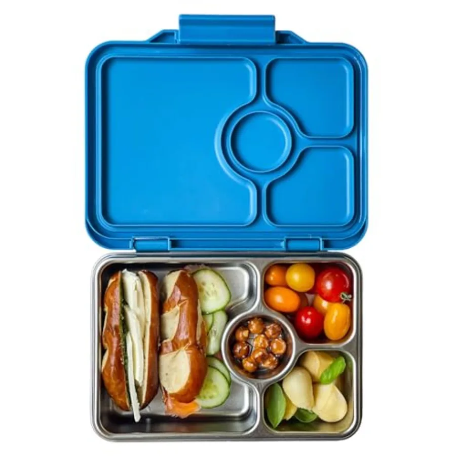 

Prêt Stainless Steel Bento Box Leakproof Reusable Lunch Container for and Adults Sandwich and Snack Friendly BPA-Free Durable F