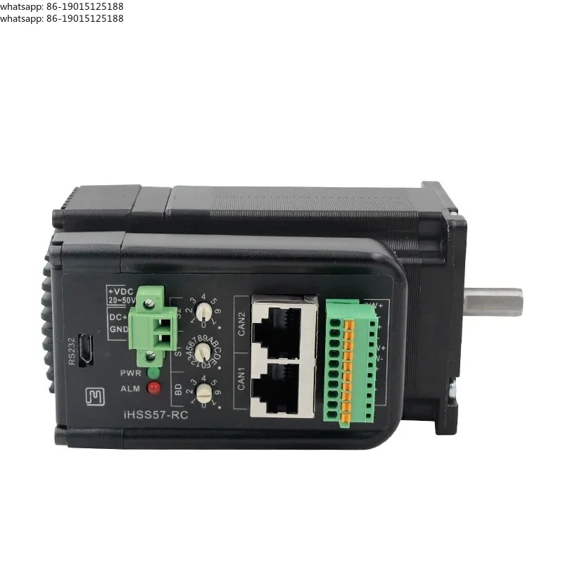 CAN bus integrated closed-loop stepper motor 2NM, with RS485 communication controller IHSS57-RC 36VDC/RS-485/CAN