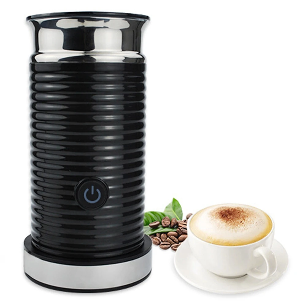 New Automatic Hot and Cold Milk Froth Machine Home Cappuccino Coffee Maker Companion Milk Frother, EU Plug