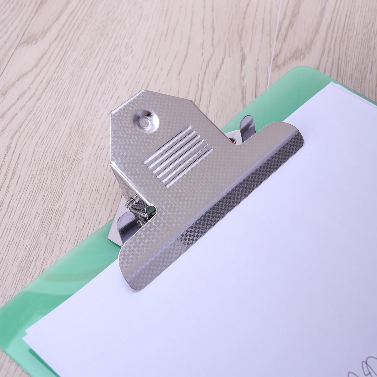 

6pcs A4 Plastic Clipboard Semitransparent Lightweight Smooth Surface For Memo Paper Files Office School Use Green
