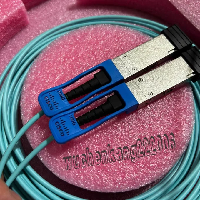

Для Cisco QSFP-100G-AOC-7M штабелируемый кабель Высокоскоростной кабель QSFP Волоконный кабель AOC для прямого подключения, оригинальная коробка, нераспечатанная
